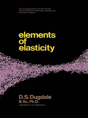 cover image of Elements of Elasticity